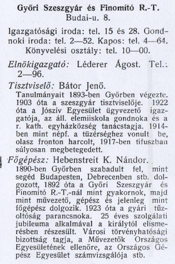 Győr-Moson-Pozsony közigazgatásilag egyelőre egyesített vármegyék és Győr törv. hat. jogu, sz. kir. város részletes ismertetője és monográfiája az 1929-1930. évekre